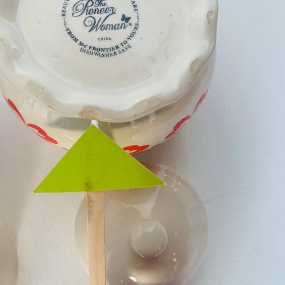 Pioneer Woman Sugar Bowl "From my Frontier to yours" Collection Set of 2 - Picture 8 of 14